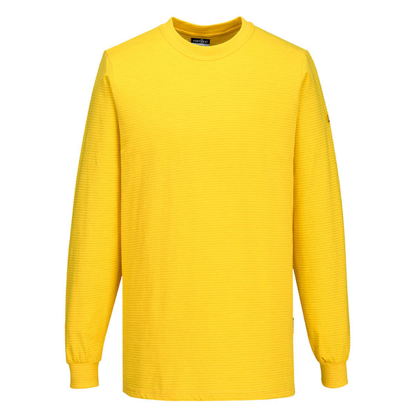 Camisa manga longa anti estática ESD-Amarelo profundo-S-RAG-Tailors-Fardas-e-Uniformes-Vestuario-Pro