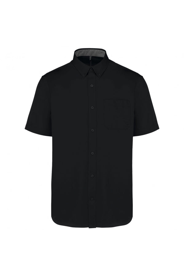 Camisa m\curta Berman-Preto-XS-RAG-Tailors-Fardas-e-Uniformes-Vestuario-Pro