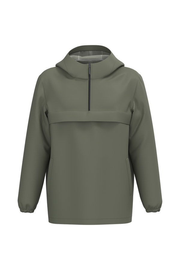 Camisola 1/2 fecho corta-vento impermeável eco-responsável unissexo-RAG-Tailors-Fardas-e-Uniformes-Vestuario-Pro