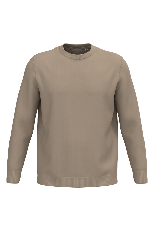 Camisola Decote Redondo de Homem-Areia Molhada-S-RAG-Tailors-Fardas-e-Uniformes-Vestuario-Pro