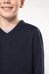 Camisola Decote em V de Criança-RAG-Tailors-Fardas-e-Uniformes-Vestuario-Pro