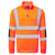 Camisola Iona Enhanced de alta visibilidade com meio fecho de correr-Laranja-S-RAG-Tailors-Fardas-e-Uniformes-Vestuario-Pro