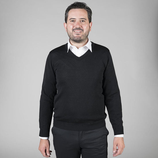 Camisola Malha Homem Leiria-Preto-XS-RAG-Tailors-Fardas-e-Uniformes-Vestuario-Pro