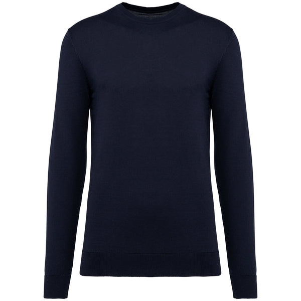 Camisola Supima® com decote redondo de homem-Deep Navy-S-RAG-Tailors-Fardas-e-Uniformes-Vestuario-Pro