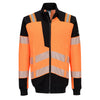 Camisola com fecho completo Modaflame Knit HVO FR-Laranja/preto-S-RAG-Tailors-Fardas-e-Uniformes-Vestuario-Pro