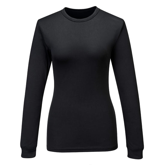 Camisola de Base Térmica de Manga Comprida para Mulher-Preto-XS-RAG-Tailors-Fardas-e-Uniformes-Vestuario-Pro