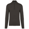 Camisola de Malha Meio Fecho-Cinzento Escuro-XL-RAG-Tailors-Fardas-e-Uniformes-Vestuario-Pro