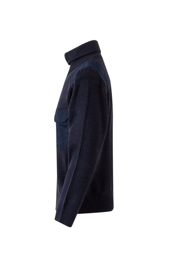 Camisola de Ponto Grosso com Gola Alta-RAG-Tailors-Fardas-e-Uniformes-Vestuario-Pro