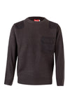 Camisola de Ponto Grosso com Gola Redonda-Cinza-S-RAG-Tailors-Fardas-e-Uniformes-Vestuario-Pro