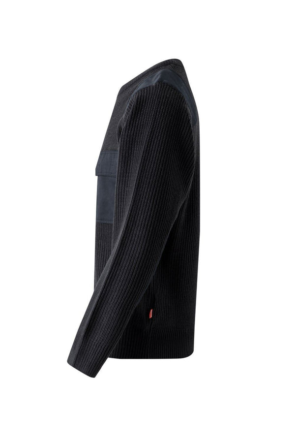 Camisola de Ponto Grosso com Gola Redonda-RAG-Tailors-Fardas-e-Uniformes-Vestuario-Pro