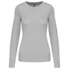 Camisola de Senhora Decote Redondo-Grey Melange-XS-RAG-Tailors-Fardas-e-Uniformes-Vestuario-Pro