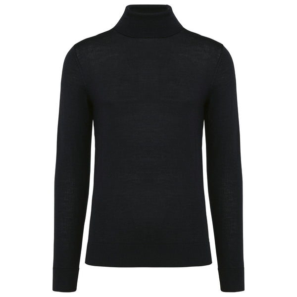 Camisola de gola alta em lã Merino de homem-Black-S-RAG-Tailors-Fardas-e-Uniformes-Vestuario-Pro