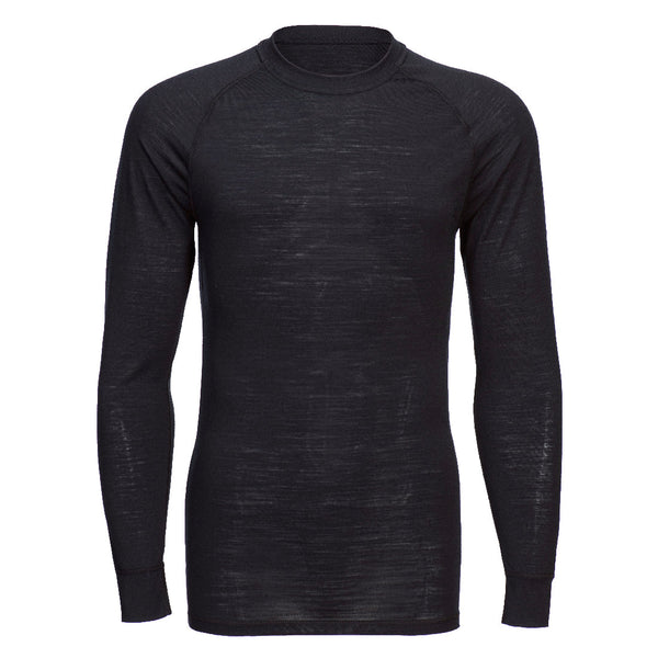 Camisola de manga comprida Merino Wool Crewneck-Preto-S-RAG-Tailors-Fardas-e-Uniformes-Vestuario-Pro
