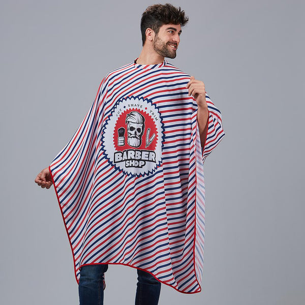 Capa Cabeleireiro Estampada-Barber-Único-RAG-Tailors-Fardas-e-Uniformes-Vestuario-Pro
