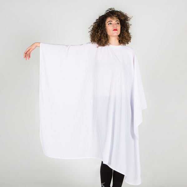 Capa de Cabeleiro com fivela na Gola-Branco - 101-Único-RAG-Tailors-Fardas-e-Uniformes-Vestuario-Pro