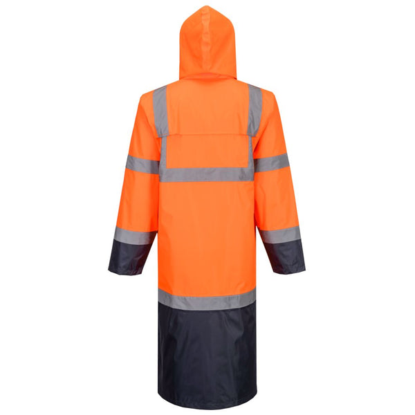 Capa de chuva com contraste Hi-Vis 122cm-RAG-Tailors-Fardas-e-Uniformes-Vestuario-Pro