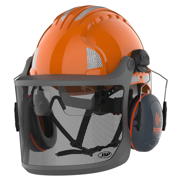 Capacete de Proteção Florestal com Protetores Auriculares-RAG-Tailors-Fardas-e-Uniformes-Vestuario-Pro