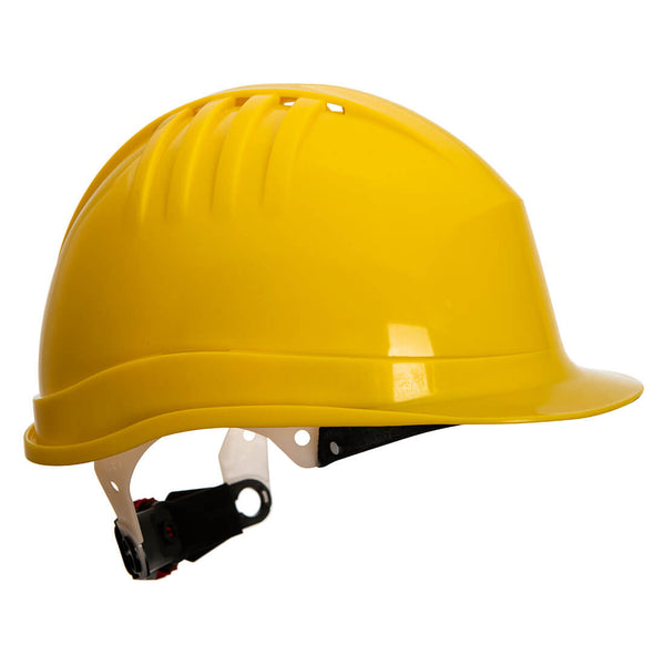 Capacete de segurança Expertline (catraca deslizante)-Amarelo-Único-RAG-Tailors-Fardas-e-Uniformes-Vestuario-Pro