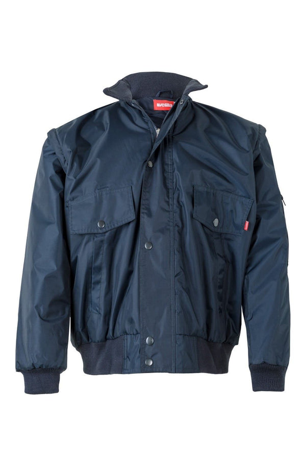 Casaco Acolchoado Impermeável Desmontável-Azul Navy-S-RAG-Tailors-Fardas-e-Uniformes-Vestuario-Pro