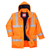 Casaco Bizflame Impermeável, de Alta Visibilidade e Antiestático-Laranja-XS-RAG-Tailors-Fardas-e-Uniformes-Vestuario-Pro