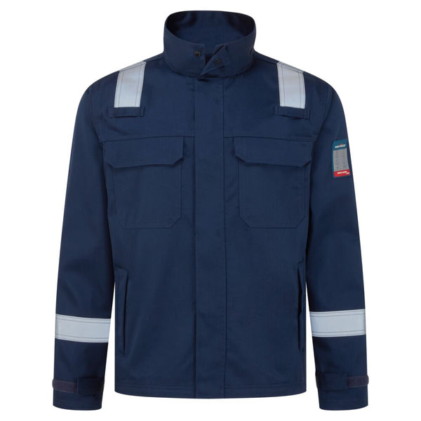 Casaco Bizflame Work Ignífugo e Antiestático-Marinho-S-RAG-Tailors-Fardas-e-Uniformes-Vestuario-Pro