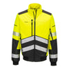 Casaco Bomber Softshell de Alta Visibilidade EV4 (3L)-Amarelo/preto-S-RAG-Tailors-Fardas-e-Uniformes-Vestuario-Pro