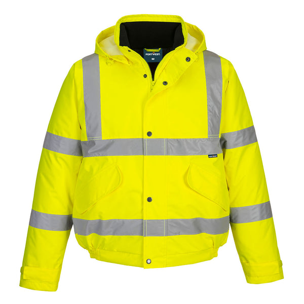 Casaco Bomber de Inverno de Alta Visibilidade Essential-Amarelo-XS-RAG-Tailors-Fardas-e-Uniformes-Vestuario-Pro