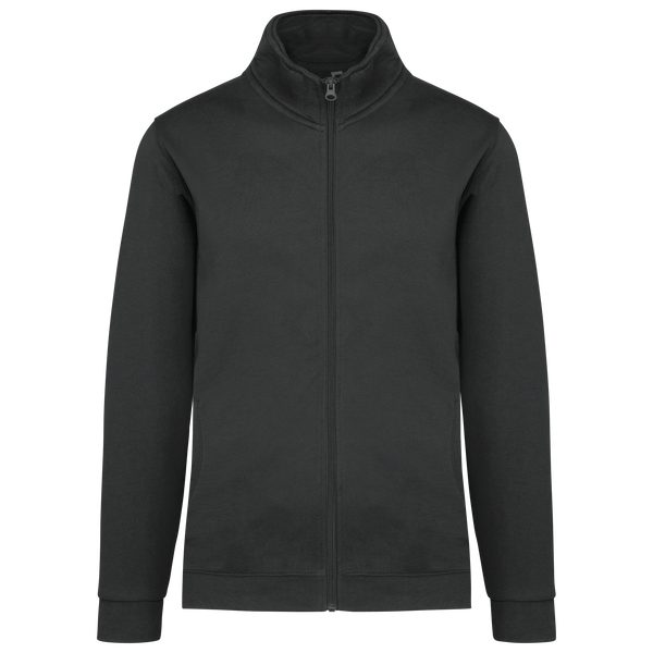 Casaco Cardado c\fecho-Cinzento Escuro-4XL-RAG-Tailors-Fardas-e-Uniformes-Vestuario-Pro