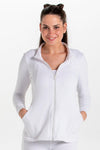 Casaco Desportivo Senhora Genova-Branco-S / (P)-RAG-Tailors-Fardas-e-Uniformes-Vestuario-Pro
