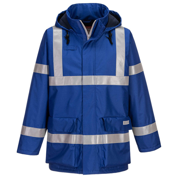 Casaco Ignífugo e Anti-estático Bizflame Rain Anti-Static-Azul Royal-S-RAG-Tailors-Fardas-e-Uniformes-Vestuario-Pro