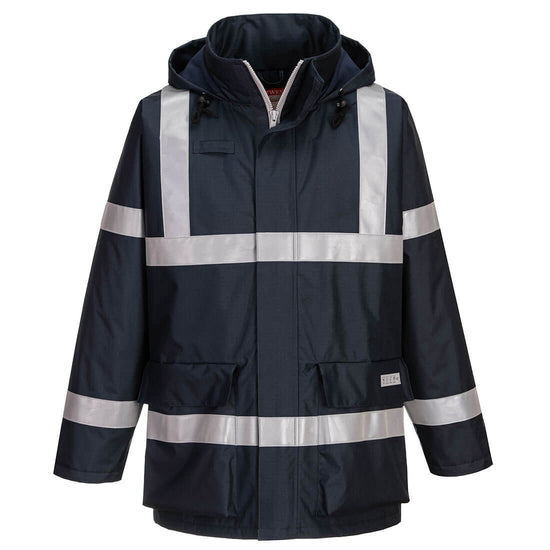 Casaco Ignífugo e Anti-estático Bizflame Rain Anti-Static-Marinho-L-RAG-Tailors-Fardas-e-Uniformes-Vestuario-Pro