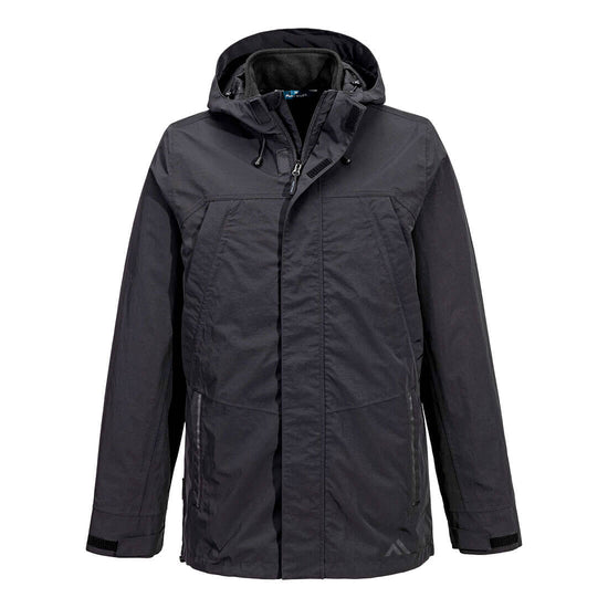 Casaco KX3 3 em 1 Impermeável com Polar Removível-Preto-S-RAG-Tailors-Fardas-e-Uniformes-Vestuario-Pro