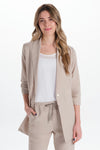 Casaco Levita de Senhora Manga 3/4 Franzida-Bege - 418-XS / (SP)-RAG-Tailors-Fardas-e-Uniformes-Vestuario-Pro