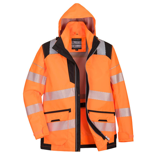 Casaco PW3 Hi-Vis 5 em 1-Laranja/Preto-S-RAG-Tailors-Fardas-e-Uniformes-Vestuario-Pro