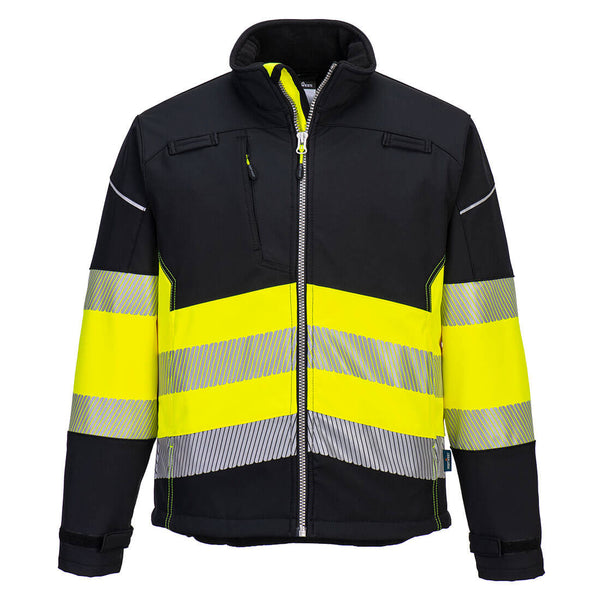 Casaco PW3 Hi-Vis Classe 1 Softshell ( 3L )-RAG-Tailors-Fardas-e-Uniformes-Vestuario-Pro