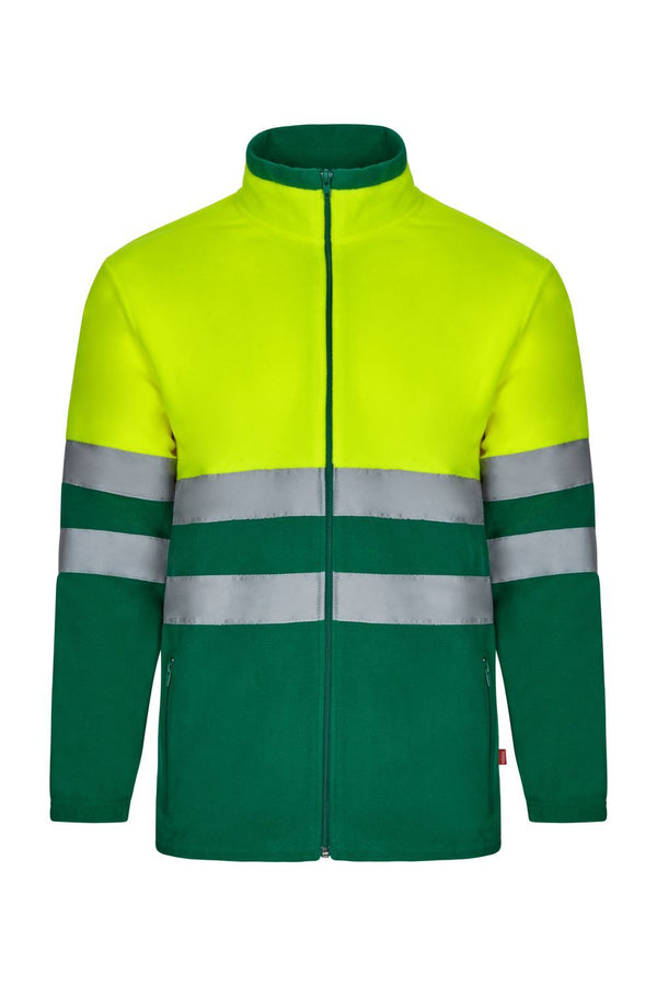 Casaco Polar Bicolor Alta Visibilidade-Amarelo/Verde-S-RAG-Tailors-Fardas-e-Uniformes-Vestuario-Pro
