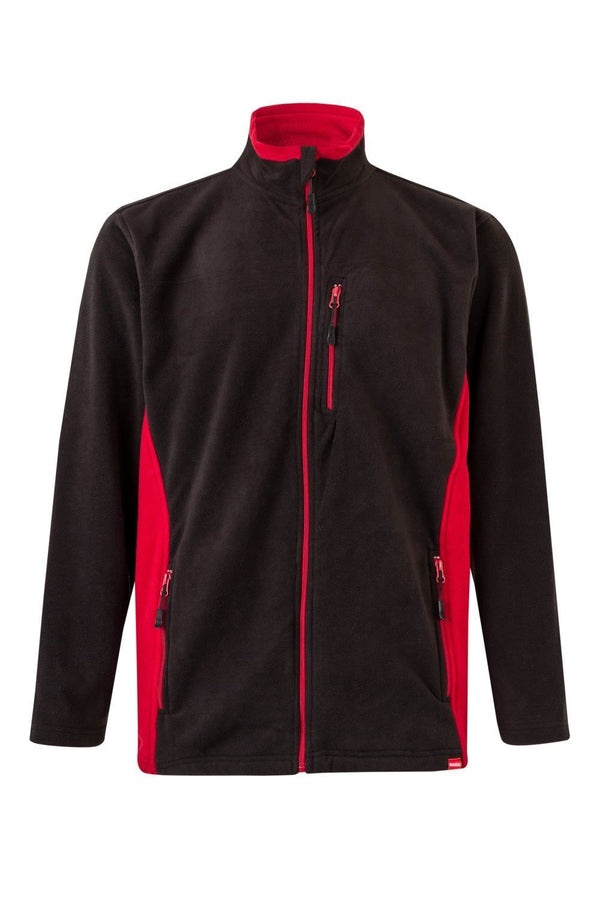 Casaco Polar Bicolor-Vermelho-XS-RAG-Tailors-Fardas-e-Uniformes-Vestuario-Pro