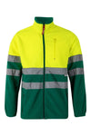 Casaco Polar Bicolor de Alta Visibilidade-VERDE/AMARELO FLUORESCENTE - 02/20-XS-RAG-Tailors-Fardas-e-Uniformes-Vestuario-Pro