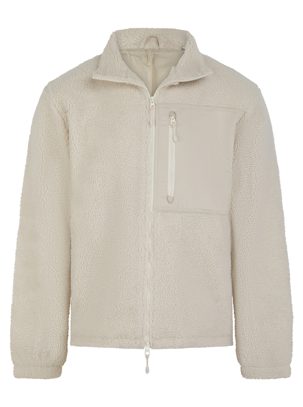 Casaco Polar Sherpa Reciclado Unissexo-Natural-S-RAG-Tailors-Fardas-e-Uniformes-Vestuario-Pro