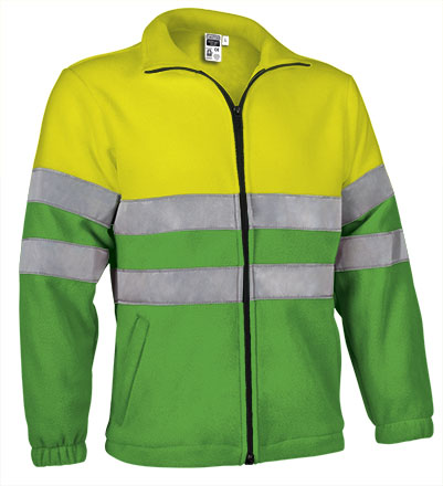 Casaco Polar de Alta Visibilidade Adamantina ( 1-2 )-amarelo fluor-verde maca-S-RAG-Tailors-Fardas-e-Uniformes-Vestuario-Pro