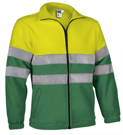 Casaco Polar de Alta Visibilidade Adamantina ( 1-2 )-amarelo fluor-verde amazonas-S-RAG-Tailors-Fardas-e-Uniformes-Vestuario-Pro
