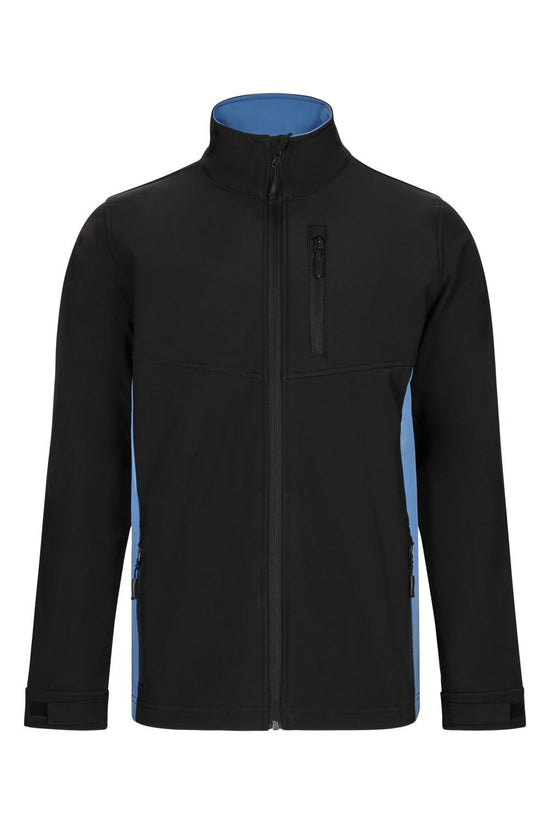 Casaco Soft Shell Total Match Indústria-Preto/azul Celeste - 00/05-XS-RAG-Tailors-Fardas-e-Uniformes-Vestuario-Pro