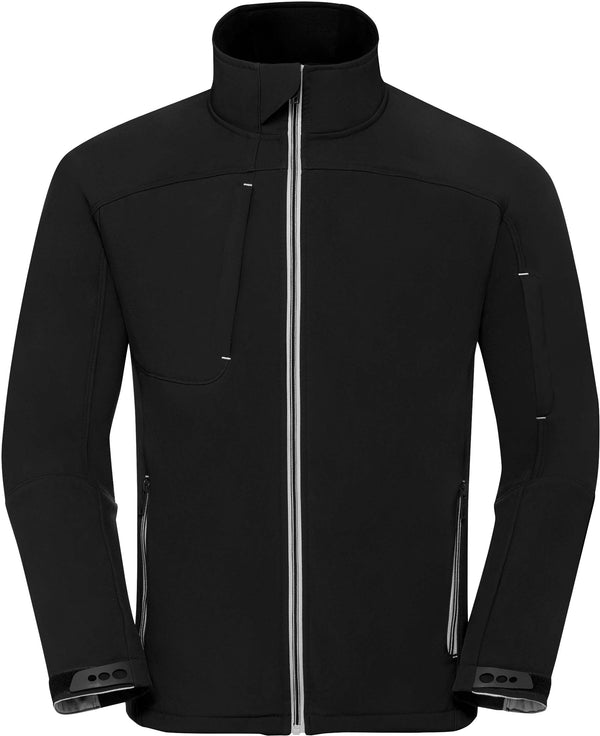Casaco Softshell de homem Bionic-Finish®-Preto-XS-RAG-Tailors-Fardas-e-Uniformes-Vestuario-Pro