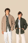 Casaco Sweatshirt com Ombros Descaídos em Sherpa Unissexo-RAG-Tailors-Fardas-e-Uniformes-Vestuario-Pro