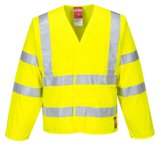 Casaco anti-estático Hi-Vis - Resistente à chama-Amarelo-S/M-RAG-Tailors-Fardas-e-Uniformes-Vestuario-Pro