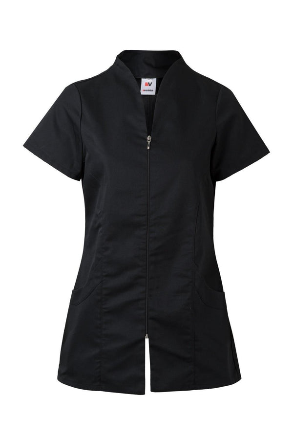 Casaco com Fecho-Ecler de Manga Curta-Preto-XS-RAG-Tailors-Fardas-e-Uniformes-Vestuario-Pro