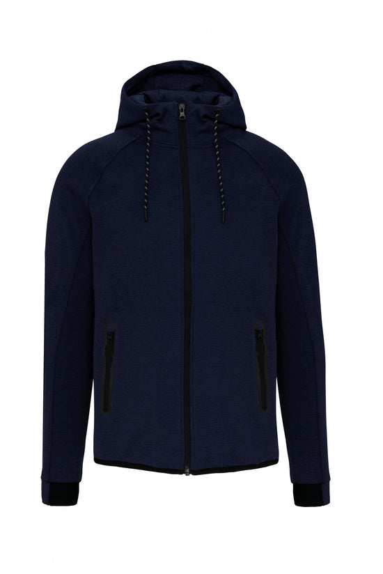 Casaco com capuz performance-French Navy Heather-XS-RAG-Tailors-Fardas-e-Uniformes-Vestuario-Pro