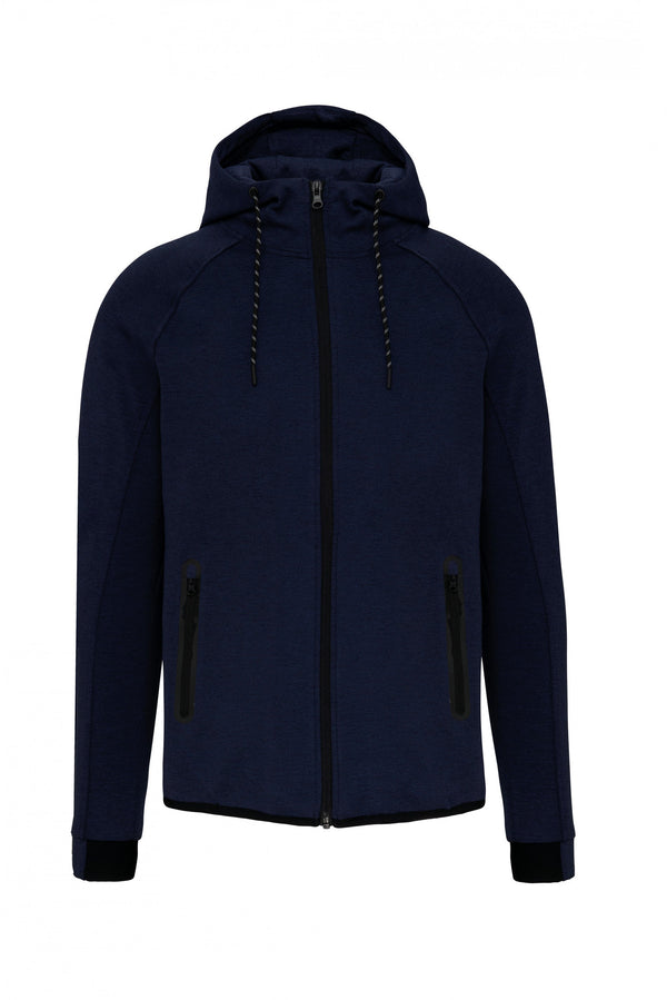 Casaco com capuz performance-French Navy Heather-XS-RAG-Tailors-Fardas-e-Uniformes-Vestuario-Pro