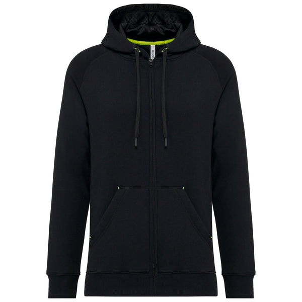 Casaco com fecho e capuz unissexo-Black-XS-RAG-Tailors-Fardas-e-Uniformes-Vestuario-Pro