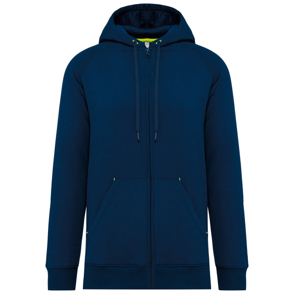 Casaco com fecho e capuz unissexo-Sporty Navy-XS-RAG-Tailors-Fardas-e-Uniformes-Vestuario-Pro